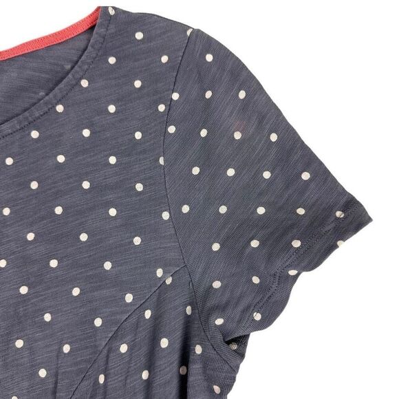Boden Phoebe Jersey Dress Gray White size 8R WW202 - Picture 10 of 10